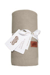 Mayamo Beige Bamboo Baby Blanket | WZ03-BE