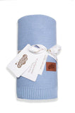Mayamo Blue Bamboo Baby Blanket | WZ03-BL