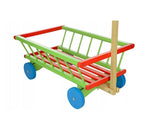ECO Red and Green Wooden Toy Wagon | GB-031