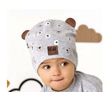 Toddler Boys' Beanie with Bears and Ears ~ 4-5 years | 46/073