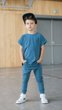 All For Kids Boys' Blue T-shirt| S-143
