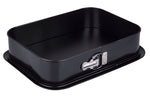 Spring-form Rectangle Black Non-Stick Baking Pan 13.38 in x 9.44 in | DJ-05