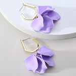 Italian-Style Acrylic Stainless Steel Earrings | PAP-22