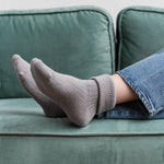 Steven Women's Gray Alpaca Socks  | PR001044D
