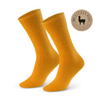 Steven Women's Yellow Alpaca Socks | PR003044D