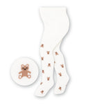 Steven Girls' Cotton Printed Tights with Bear Print | ART-071FO357
