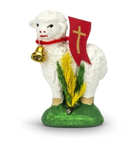 Polish Traditional Small Easter Lamb Figurine | BW#3