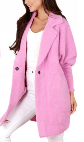 Classic Pink Alpaca Coat | ALPC-BP