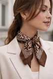 Classic Elegance Silky Feel Scarf - 70×70 cm Square Bandana | BD-6