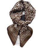 Classic Elegance Silky Feel Scarf - 70×70 cm Square Bandana | BD-6