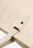Wojas Beige Large Leather Tote Bag | 8024254