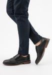 Wojas Men's Black Leather Dress Shoes | 907251