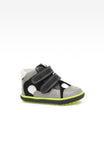 Bartek Boys' Black Prophylactic Leather Ankle Sneakers | 11702-6/SBW