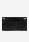 Wojas Black Leather Embossed Wallet with Wojas Logo | 9106461
