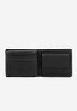 Wojas Black Leather Wallet with Red Stripe | 91062-51