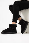 Wojas RELAKS Women's Black Leather Insulated Snow Boots | R5500361