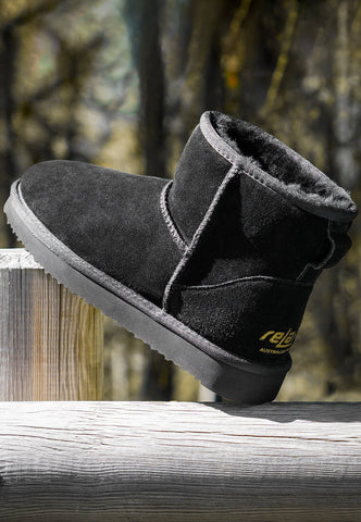 Wojas RELAKS Women's Black Leather Insulated Snow Boots | R5500361