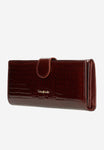 Wojas Burgundy Embossed Leather Wallet | 9106035