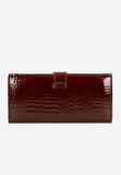 Wojas Burgundy Embossed Leather Wallet | 9106035