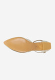 Wojas Golden Leather Heels with Single Strap | 3508658