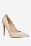 Wojas Beige Leather High Heels | 35100-54