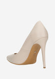 Wojas Beige Leather High Heels | 35100-54