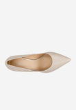 Wojas Beige Leather High Heels | 35100-54