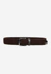 Wojas Brown Braided Leather Belt | 9300972