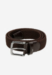 Wojas Brown Braided Leather Belt | 9300972