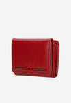 Wojas Red Small Leather Wallet | 9106755