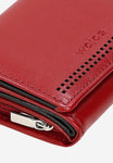 Wojas Red Small Leather Wallet | 9106755