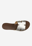 Wojas Golden Leather Slide Sandals | 74008-58