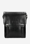 Wojas Black Leather Messenger Bag | 80355-51