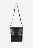 Wojas Black Leather Messenger Bag | 80355-51