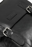 Wojas Black Leather Messenger Bag | 80355-51
