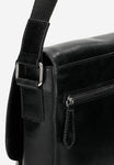 Wojas Black Leather Messenger Bag | 80355-51