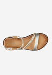 Wojas Golden Leather Sandals | 7604858