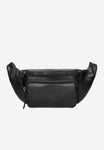 Wojas Black Leather Waist Bag | 8035251