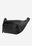 Wojas Black Leather Waist Bag | 8035251
