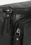 Wojas Black Leather Waist Bag | 8035251