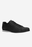 Wojas Men's Black Leather Sneakers | 1002671