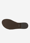 Wojas Light Brown Leather Slide Sandals | 7402553