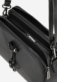 Wojas Small Black Leather Crossbody Bag | 8031051