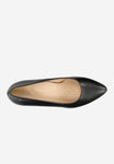 Wojas Black Leather Pumps | 3512151