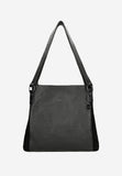 Wojas Black Large Leather Tote Bag | 985971
