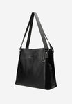 Wojas Black Large Leather Tote Bag | 985971