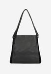Wojas Black Large Leather Tote Bag | 985971