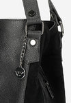 Wojas Black Large Leather Tote Bag | 985971