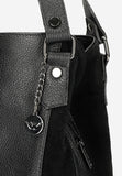 Wojas Black Large Leather Tote Bag | 985971