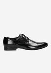 Wojas Black Leather Dress Shoes | 9040-51